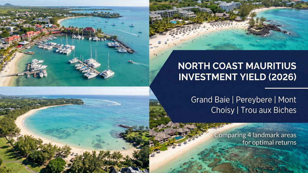 Grand Baie, Péreybère, Mont Choisy ou Trou aux Biches : où investir sur la côte nord de l'Île Maurice pour le meilleur rendement en 2026